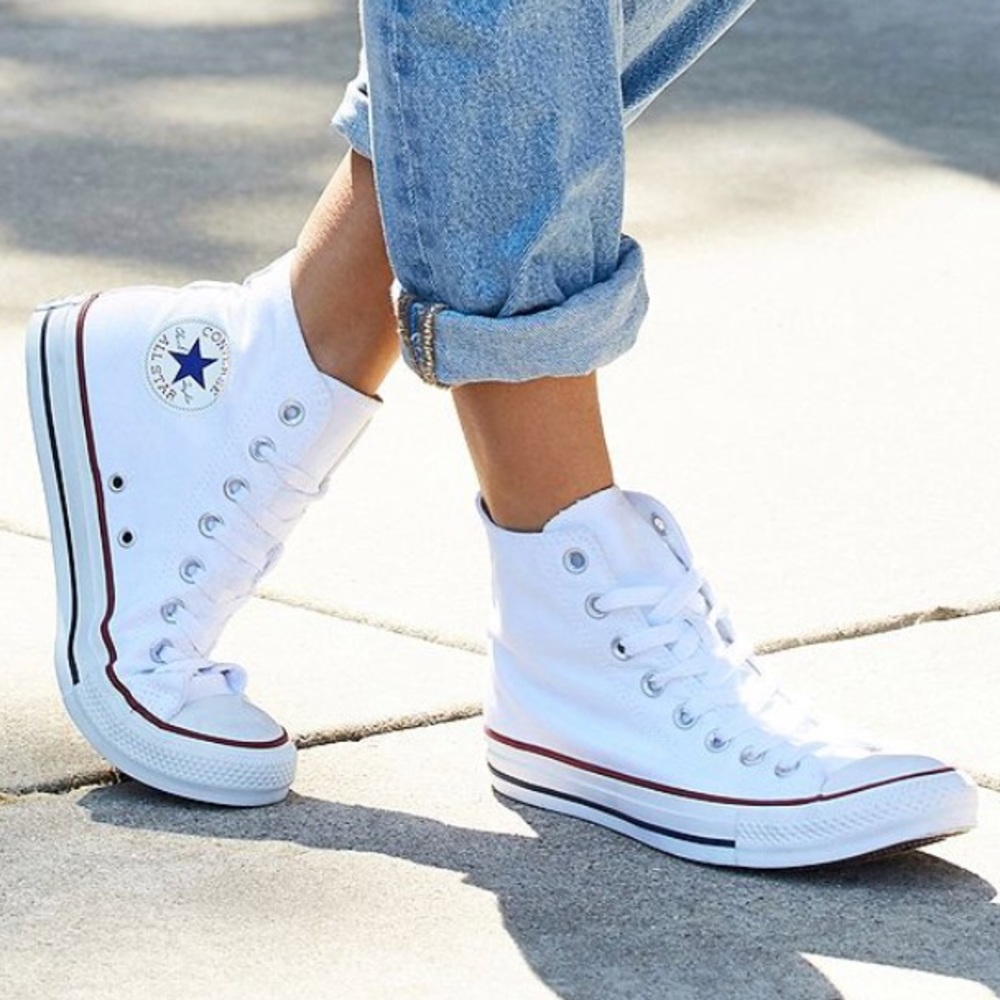 White Hightop Chucks